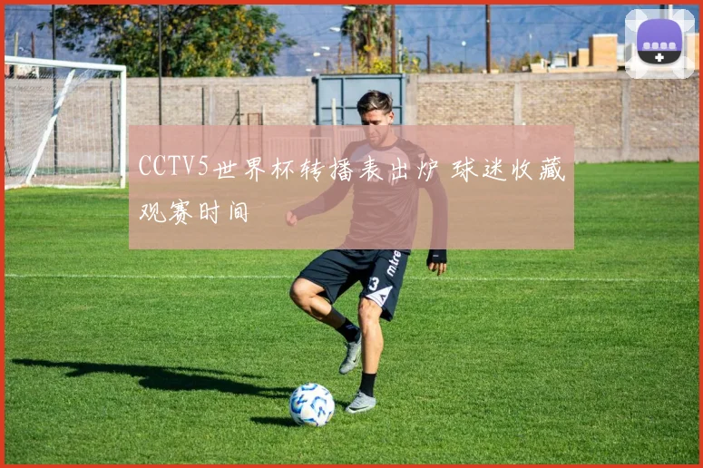 CCTV5世界杯转播表出炉 球迷收藏观赛时间