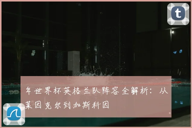 年世界杯英格兰队阵容全解析：从莱因克尔到加斯科因