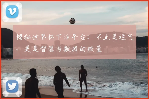 揭秘世界杯下注平台：不止是运气，更是智慧与数据的较量